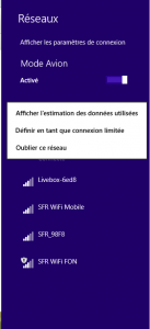 Réseaux sous Windows 8.1